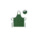 Variante vert foncé - Tablier en coton bio personnalisable avec logo - GAMMA