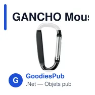 GANCHO Mousqueton en aluminium. - Miniature 1