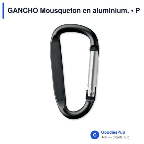 GANCHO Mousqueton en aluminium.