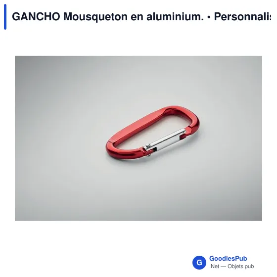 GANCHO Mousqueton en aluminium. - Image 5
