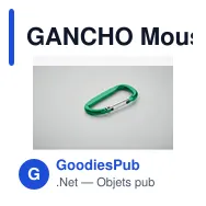 GANCHO Mousqueton en aluminium. - Miniature 9