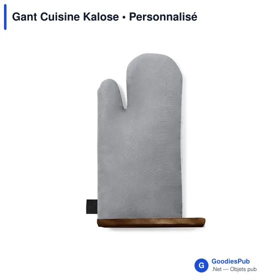 Gant de cuisine personnalisable en polyester recyclé avec logo - Image 2
