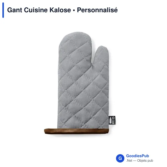 Gant de cuisine personnalisable en polyester recyclé avec logo - Image 3