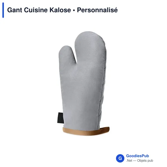 Gant de cuisine personnalisable en polyester recyclé avec logo - Image 4