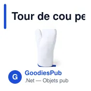 Tour de cou personnalisable avec logo pour entreprises - Miniature 6