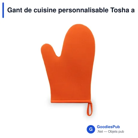 Gant de cuisine personnalisable Tosha avec logo