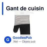Gant de cuisine antidérapant en coton Elsie - Miniature 11