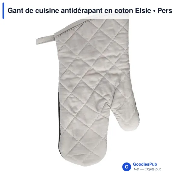 Gant de cuisine antidérapant en coton Elsie - Image 7