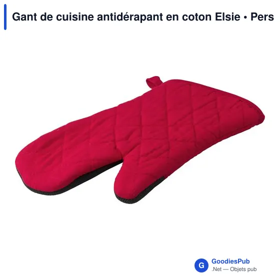 Gant de cuisine antidérapant en coton Elsie - Image 8