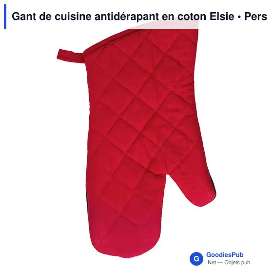 Gant de cuisine antidérapant en coton Elsie - Image 9