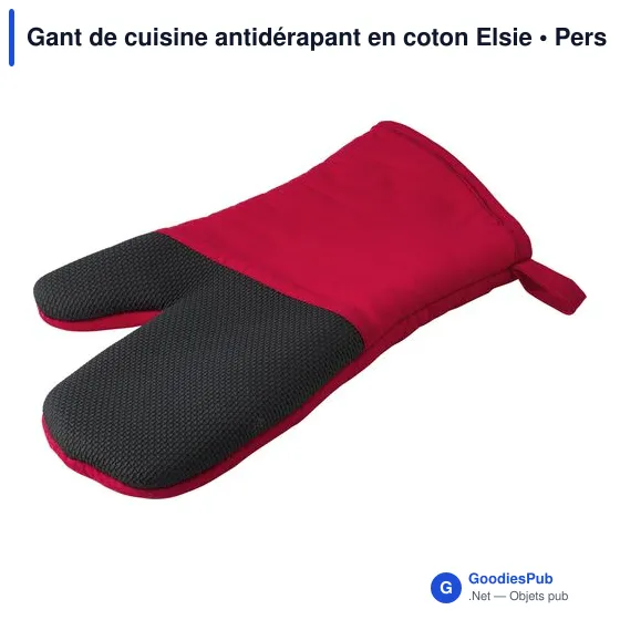 Gant de cuisine antidérapant en coton Elsie - Image 10