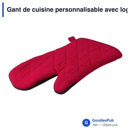 Gant de cuisine personnalisable avec logo - modèle MTIF83