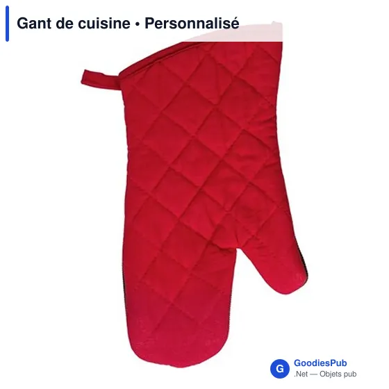 Gant de cuisine personnalisable avec logo - modèle MTIF83 - Image 2