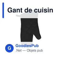 Gant de cuisine personnalisable avec logo - modèle MTIF83 - Miniature 11