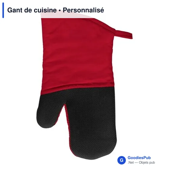 Gant de cuisine personnalisable avec logo - modèle MTIF83 - Image 3