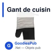 Gant de cuisine personnalisable avec logo - modèle MTIF83 - Miniature 9