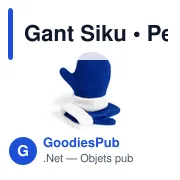 Gant Siku personnalisable pour enfants avec logo - Miniature 4