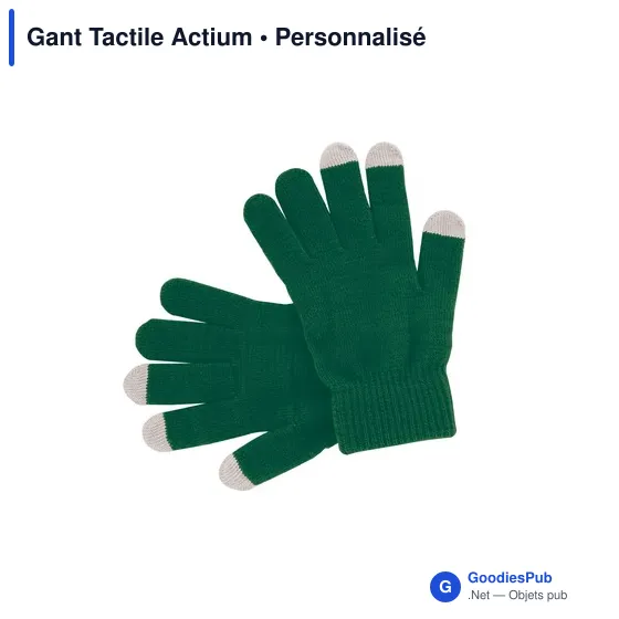 Gants tactiles personnalisables Actium avec logo - Image 9