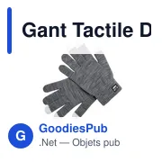 Gant Tactile Personnalisable Despil avec Logo - Écologique - Miniature 1