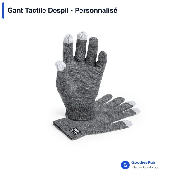 Gant Tactile Personnalisable Despil avec Logo - Écologique - Image 11