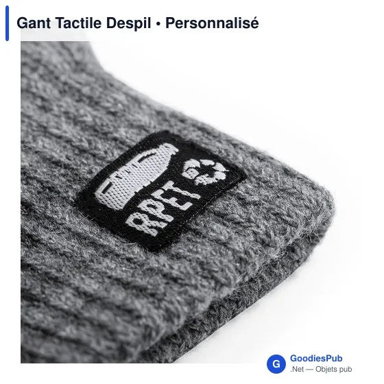 Gant Tactile Personnalisable Despil avec Logo - Écologique - Image 12