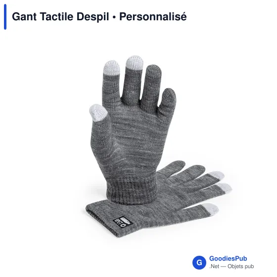 Gant Tactile Personnalisable Despil avec Logo - Écologique - Image 10