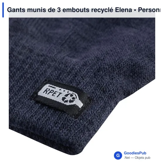 Gants tactiles personnalisables Elena avec logo - Image 6