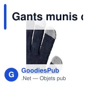 Gants tactiles personnalisables Elena avec logo - Miniature 7