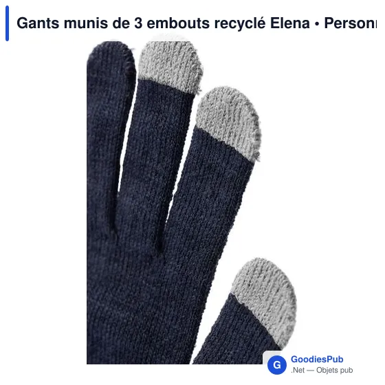 Gants tactiles personnalisables Elena avec logo - Image 7