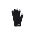 Variante noir - Gants tactiles personnalisables Elena avec logo