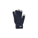 Variante bleu - Gants tactiles personnalisables Elena avec logo
