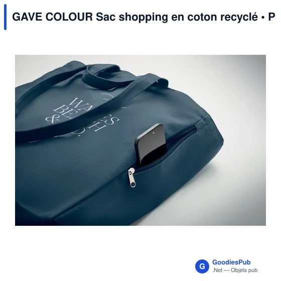 GAVE COLOUR Sac shopping en coton recyclé - Image 5