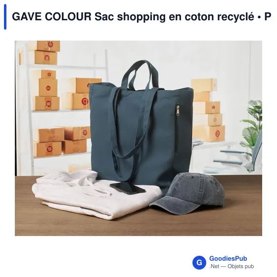 GAVE COLOUR Sac shopping en coton recyclé - Image 6