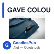 GAVE COLOUR Sac shopping en coton recyclé - Miniature 7