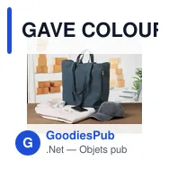 GAVE COLOUR Sac shopping en coton recyclé - Miniature 9