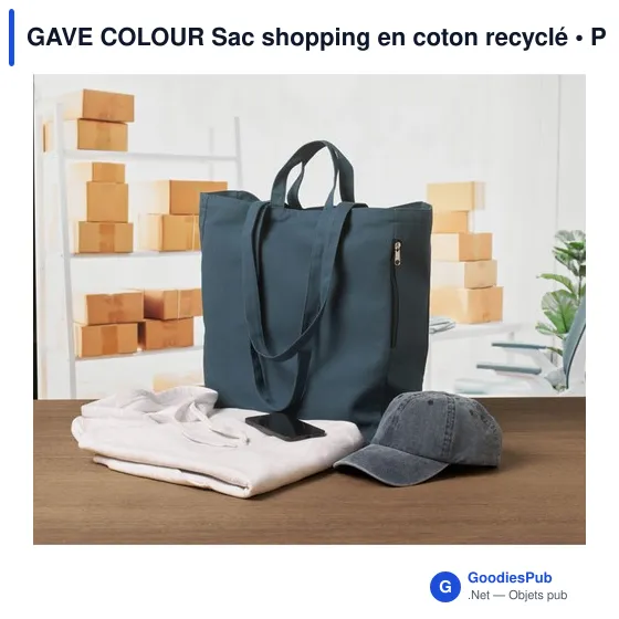GAVE COLOUR Sac shopping en coton recyclé - Image 9