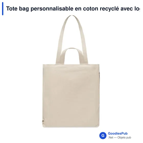 GAVE Sac shopping en coton recyclé - Image 2