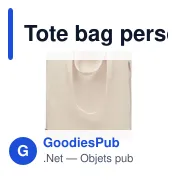 GAVE Sac shopping en coton recyclé - Miniature 3
