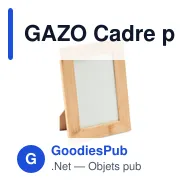 GAZO Cadre photo en bambou - Miniature 1