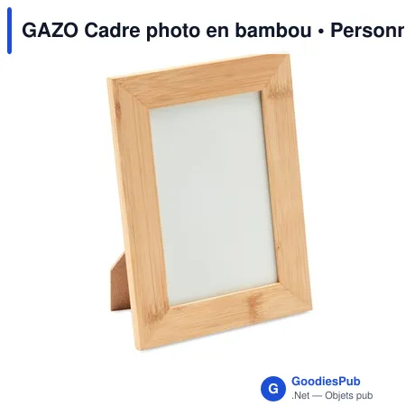 GAZO Cadre photo en bambou