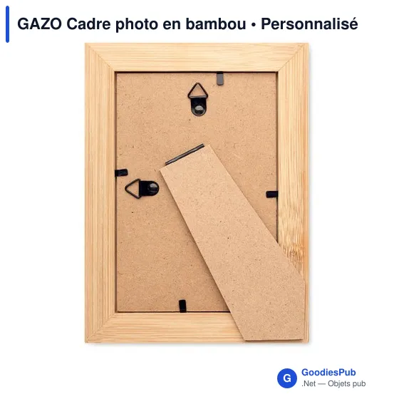 GAZO Cadre photo en bambou - Image 2