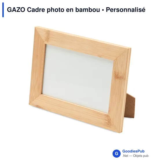 GAZO Cadre photo en bambou - Image 3