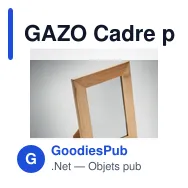 GAZO Cadre photo en bambou - Miniature 4