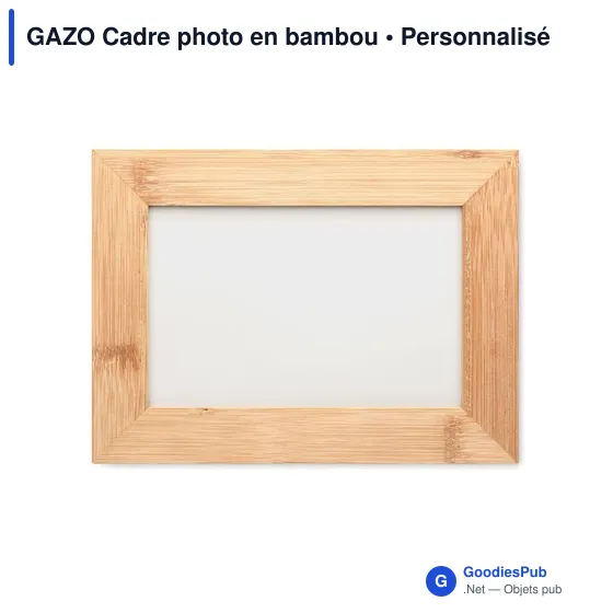 GAZO Cadre photo en bambou - Image 5
