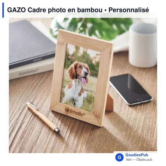 GAZO Cadre photo en bambou - Image 6