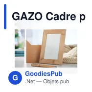 GAZO Cadre photo en bambou - Miniature 7