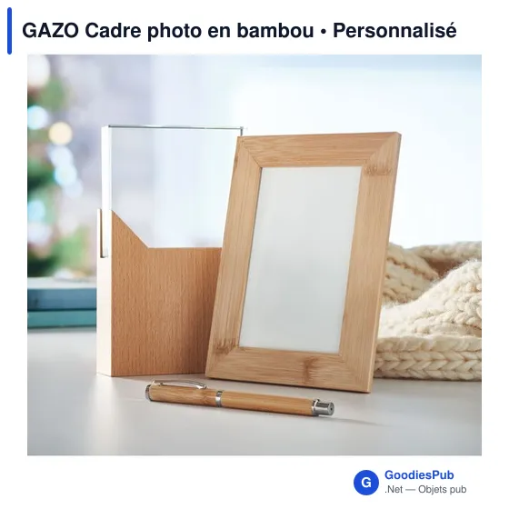 GAZO Cadre photo en bambou - Image 7