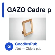 GAZO Cadre photo en bambou - Miniature 8