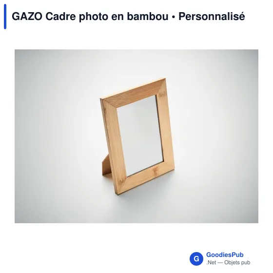 GAZO Cadre photo en bambou - Image 8