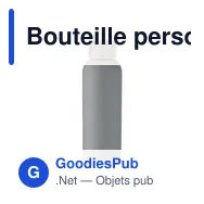 Bouteille personnalisable en acier inoxydable avec logo - GEISER 700 ml - Miniature 1